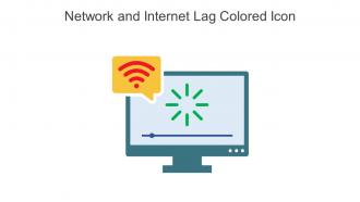Network And Internet Lag Colored Icon In Powerpoint Pptx Png And Editable Eps Format