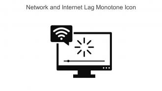 Network And Internet Lag Monotone Icon In Powerpoint Pptx Png And Editable Eps Format
