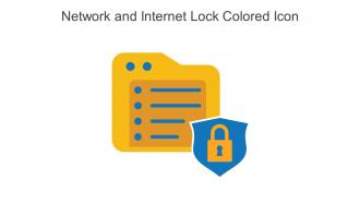Network And Internet Lock Colored Icon In Powerpoint Pptx Png And Editable Eps Format