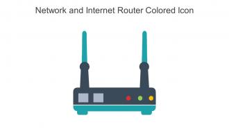 Network And Internet Router Colored Icon In Powerpoint Pptx Png And Editable Eps Format
