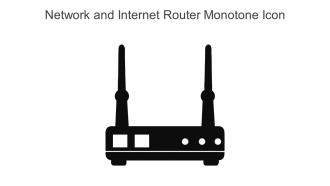 Network And Internet Router Monotone Icon In Powerpoint Pptx Png And Editable Eps Format