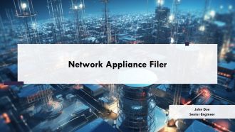 Network Appliance Filer PPT PowerPoint ST AI