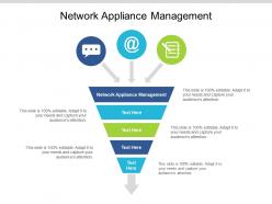 Network appliance management ppt powerpoint presentation gallery designs download cpb