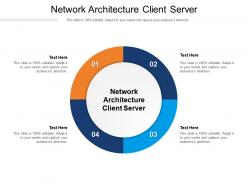 Network architecture client server ppt powerpoint presentation diagram ppt cpb