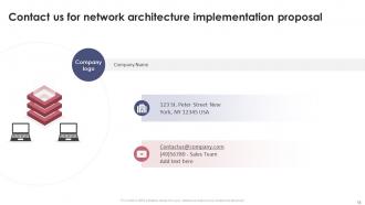 Network Architecture Proposal Powerpoint Presentation Slides Ideas Professional