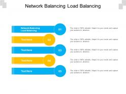Network balancing load balancing ppt powerpoint presentation show graphics example cpb