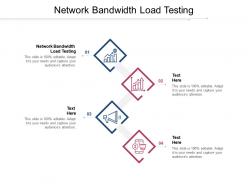 Network bandwidth load testing ppt powerpoint presentation influencers cpb