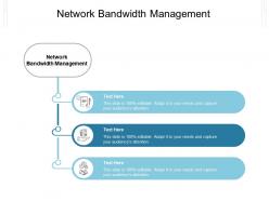 Network bandwidth management ppt powerpoint presentation professional shapes cpb