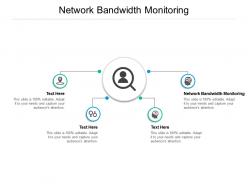 Network bandwidth monitoring ppt powerpoint presentation professional tips cpb