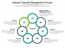 Network capacity management process ppt powerpoint presentation file styles cpb