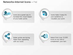 Network communication wifi data transfer ppt icons graphics