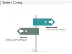 Network concept ppt powerpoint presentation icon themes cpb