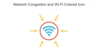 Network Congestion And Wi Fi Colored Icon In Powerpoint Pptx Png And Editable Eps Format