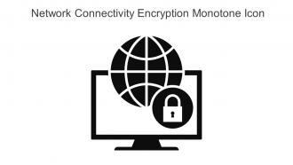 Network Connectivity Encryption Monotone Icon In Powerpoint Pptx Png And Editable Eps Format
