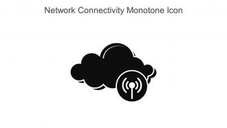 Network Connectivity Monotone Icon In Powerpoint Pptx Png And Editable Eps Format