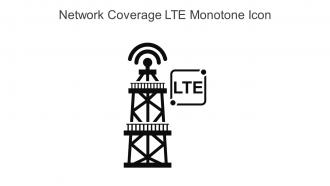 Network Coverage LTE Monotone Icon In Powerpoint Pptx Png And Editable Eps Format