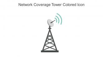 Network Coverage Tower Colored Icon In Powerpoint Pptx Png And Editable Eps Format