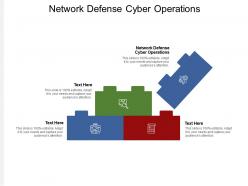 Network defense cyber operations ppt powerpoint presentation ideas shapes cpb