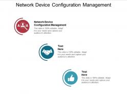 Network device configuration management ppt powerpoint presentation inspiration slides cpb