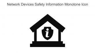 Network Devices Safety Information Monotone Icon In Powerpoint Pptx Png And Editable Eps Format