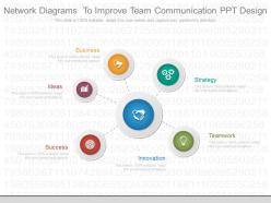 Network Diagrams To Improve Team Communication Ppt Design