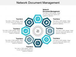 Network document management ppt powerpoint presentation infographics diagrams cpb