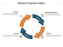 Network engineer salary ppt powerpoint presentation infographics slides cpb