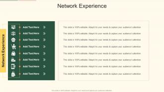 Network Experience In Powerpoint And Google Slides Cpb