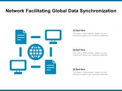 Network facilitating global data synchronization
