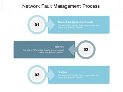 Network fault management process ppt powerpoint presentation show gallery cpb