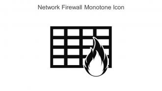 Network Firewall Monotone Icon In Powerpoint Pptx Png And Editable Eps Format