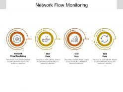 Network flow monitoring ppt powerpoint presentation infographics influencers cpb