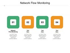 Network flow monitoring ppt powerpoint presentation inspiration file formats cpb