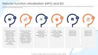 Network Function Virtualization NFV And 5G Working Of 5G Technology IT Ppt Portrait