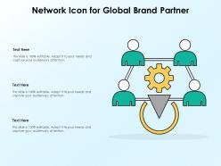 Network icon for global brand partner