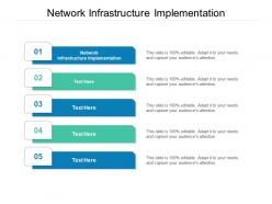 Network infrastructure implementation ppt powerpoint presentation pictures graphics download cpb