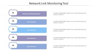 Network link monitoring tool ppt powerpoint presentation pictures cpb
