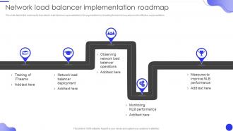 Network Load Balancer Implementation Roadmap Ppt Infographics Aids