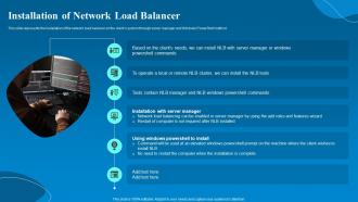 Network Load Balancer Installation Of Network Load Balancer