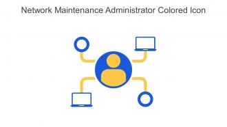 Network Maintenance Administrator Colored Icon In Powerpoint Pptx Png And Editable Eps Format