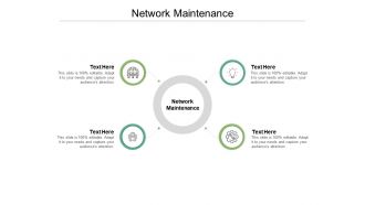 Network maintenance ppt powerpoint presentation pictures background images cpb