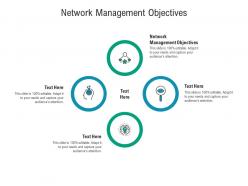 Network management objectives ppt powerpoint presentation gallery graphics pictures cpb