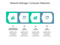 Network manager computer networks ppt powerpoint presentation portfolio guide cpb