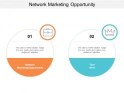 Network marketing opportunity ppt powerpoint presentation ideas graphic tips cpb