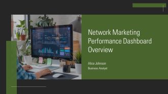 Network Marketing Performance Dashboard Overview PPT Example AT