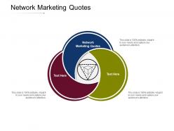 Network marketing quotes ppt powerpoint presentation infographic template example cpb