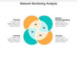 Network monitoring analysis ppt powerpoint presentation outline template cpb