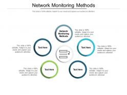 Network monitoring methods ppt powerpoint presentation professional graphics tutorials cpb