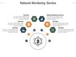 Network monitoring service ppt powerpoint presentation outline show cpb