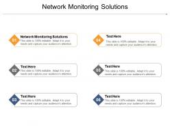 Network monitoring solutions ppt powerpoint presentation infographic template ideas cpb